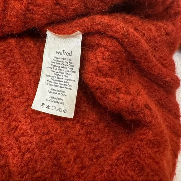 Wilfred Aritzia Erica Sweater Alpaca Merino Wool - Picture 7 of 8